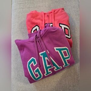 GAP Pink and Purple Hoodies